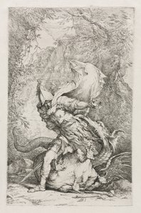 Giasone e il drago da Christopher Richard Wynne Nevinson