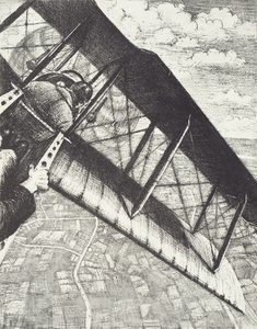Bancario a 4000 piedi, c. 1918 da Christopher Richard Wynne Nevinson
