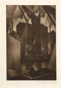 Docks, 1918 da Christopher Richard Wynne Nevinson