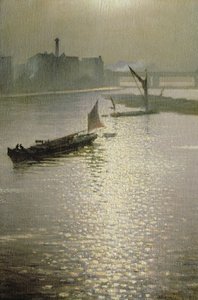 Da Waterloo Bridge: Sole che esplode attraverso la nebbia, c.1924 da Christopher Richard Wynne Nevinson