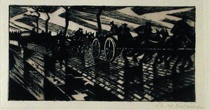 Sulla strada per Ypres da Christopher Richard Wynne Nevinson