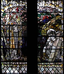 La Resurrezione, Cattedrale di Canterbury da Christopher Whall