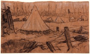 Un gruppo di tende, c. 1914