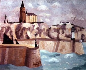 Chiesa sulla scogliera, Dieppe, 1929