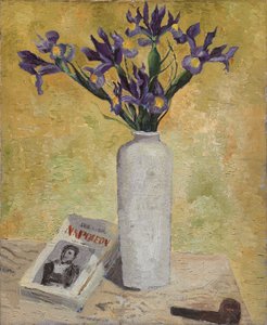 Iris in un Vaso Alto da Christopher Wood