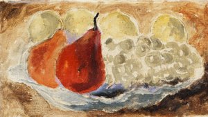 Conchiglia, piatto e frutta, c.1922