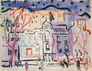 Scena di Strada, Sud della Francia da Christopher Wood