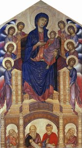 Santa Trinita Maestà (Madonna in trono; Madonna col Bambino in trono con otto angeli, Madonna di Santa Trinita)