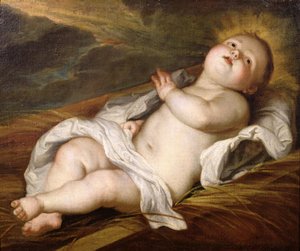 Bambino Gesù da Circle of Anthony van Dyck