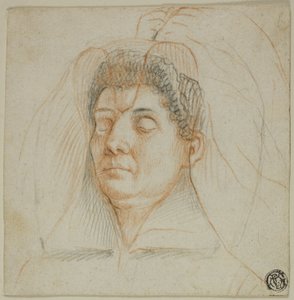 Maschera di morte di una donna da Circle of Lavinia Fontana