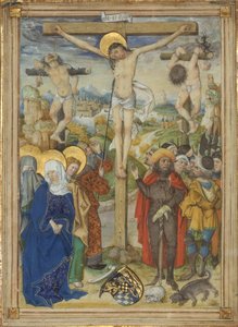 La crocifissione, 1481-82 da Circle of the Housebook Master