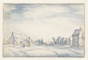 Veduta del villaggio da Claes Jansz. Visscher (II) (attributed to)