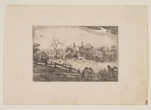 La locanda del padre, da vedute nei dintorni di Haarlem (Plaisante Plaetsen) da Claes Jansz. Visscher