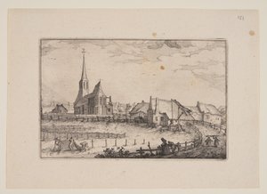 Il villaggio di Zandvoort, da vedute nei dintorni di Haarlem (Plaisante Plaetsen)