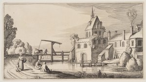 Villaggio sul fiume, da Paesaggi (Playsante Lantschappen)