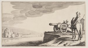 Torre di guardia su un fiume, da Paesaggi (Playsante Lantschappen) da Claes Jansz. Visscher II