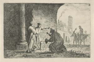Lot e i due angeli da Claes Moeyaert