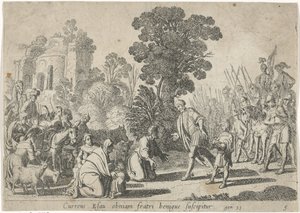 Riconciliazione di Giacobbe ed Esaù da Claes Moeyaert