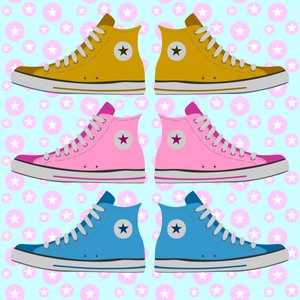 Delizia Converse da Claire Huntley