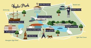 Mappa di Hyde Park