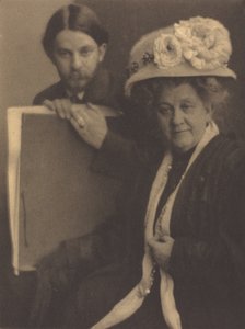 Alvin Langdon Coburn e Sua Madre, c.1909 da Clarence H White