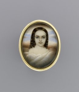 Ritratto di una ragazza, c.1852 da Clarissa Peters