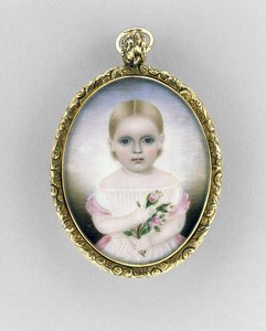 Ritratto di una ragazza, c.1840 da Clarissa Peters Russell