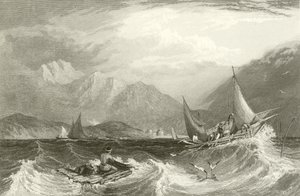Porto di Bombay - Barche da pesca, durante il monsone da Clarkson Frederick Stanfield