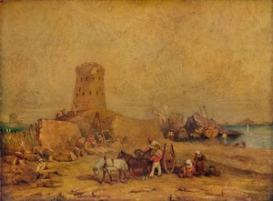 Scena costiera, XIX secolo, 1924 da Clarkson Stanfield