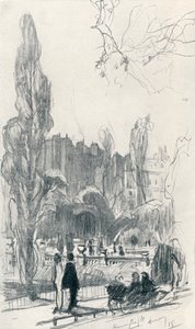 Nei giardini di Kensington - Fase uno, c1920