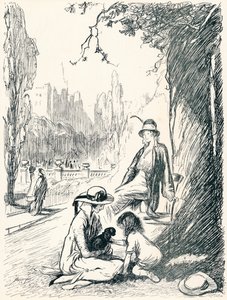 Nei giardini di Kensington - Fase sei, c1920 da Claude Allin Shepperson