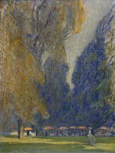 Tè nei Kensington Gardens, 1914, 1920 da Claude Allin Shepperson