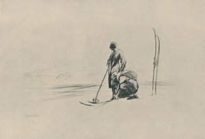 Gli sciatori, 1919 da Claude Allin Shepperson