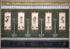 Design per decorazione murale imperiale da Claude Amie Chenavard