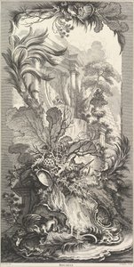 Giardino roccioso Rocaille, ca. 1737
