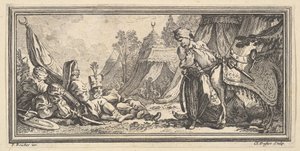 Soldati Turchi a Riposo, 1746-47 da Claude Augustin Duflos