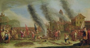 La miseria della guerra. La pira da Claude Callot