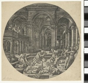 Strage degli innocenti a Betlemme da Claude Corneille