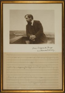 Pagina di manoscritto di musica per 