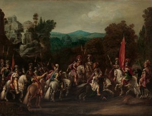 La partenza delle Amazzoni, anni 1620 da Claude Deruet
