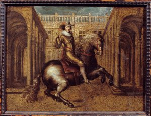 Ritratto equestre di Gaston d