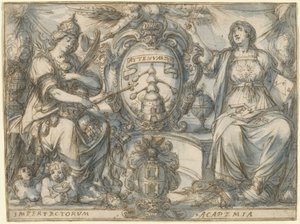 Imperfectorum Academia (Accademia degli Imperfetti) da Claude Deruet
