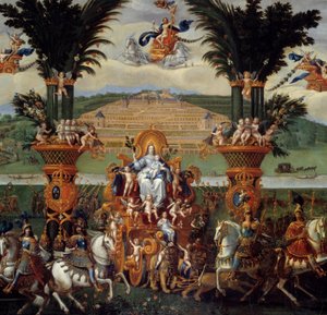 I quattro elementi. La Terra (dettaglio centrale) da Claude Deruet