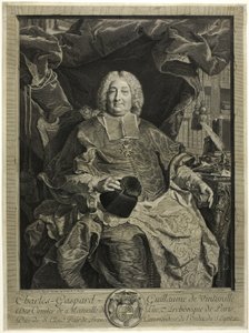 Ritratto di Charles-Gaspard-Guillaume de Vintimille, Arcivescovo di Parigi da Claude Drevet