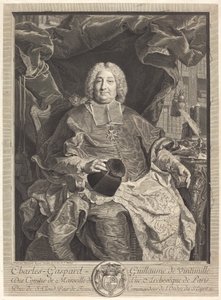 Charles-Gaspard-Guillaume de Vintimille du Luc, arcivescovo di Parigi da Claude Drevet after Hyacinthe Rigaud