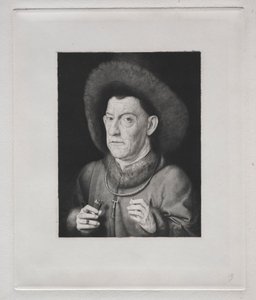 Uomo con un garofano da Claude Ferdinand Gaillard