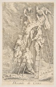 Discesa dalla croce da Claude Gillot, Jacques Gabriel Huquier