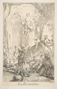 Resurrezione da Claude Gillot, Jacques Gabriel Huquier