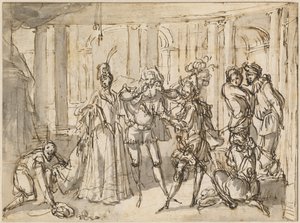 Una performance della Commedia dell