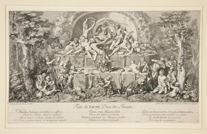 Feste di FAUNO, Dio delle Foreste da Claude Gillot